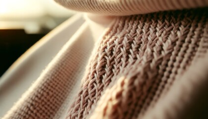 A detailed shot of the fabric of a pastel-colored hoodie, showing the weave and texture of the material.