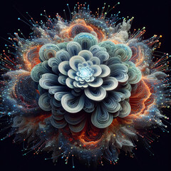 fractal burst background