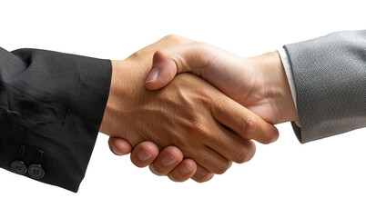 handshake isolated on transparent background