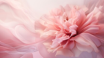 Fototapeta premium Abstract bloom, petal pink, spring awakening, floral shop promo