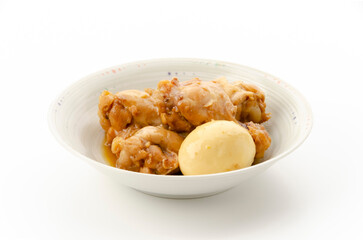 鶏手羽元とたまごの甘辛煮