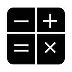 black and white calculator