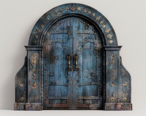 Craft a series of door designs that transcend their utilitarian purpose and serve as portals to fantastical worlds Each door should tell a story through its symbols, patterns