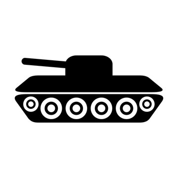 Tank war army icon vector military concept for graphic design, logo, web site, social media, mobile app, ui illustration
