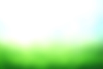 Obraz premium Blur imanges of green grass,sky blurred bokeh background, Natural outdoors background. bright tone.