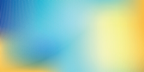 Abstract blurred gradient mesh background in blue and yellow colors of the Ukrainian national flag. Poster or banner template. vector illustration. © firman