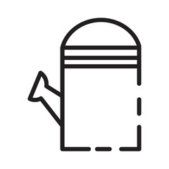 Can Pot Gardening Line Icon