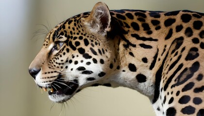 A Jaguar With Its Whiskers Twitching Detecting Mo  3