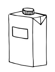 Cardboard packing. Storage, draft drinks.