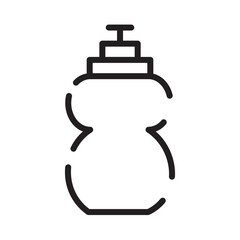 Bottle Drink Sport Line Icon