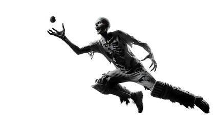 Obraz premium Halloween photo collection playing cricket