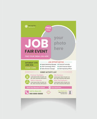 job fair event flyer