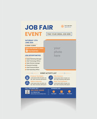 job fair event flyer