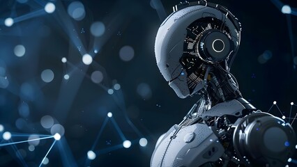 Businesses must adopt new policies and technologies to support AI effectively. Concept AI Adoption, Business Policies, Technological Innovation, AI Implementation, Digital Transformation