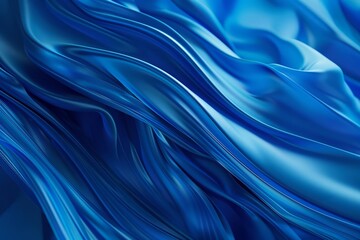 Obraz premium Set a dynamic tone with our dynamic blue shapes composition