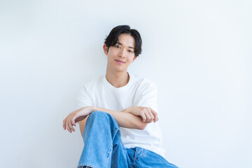 若い男性のポートレート
