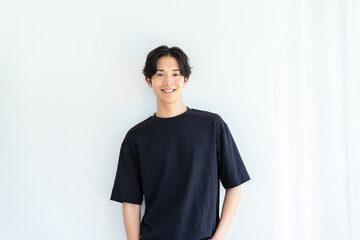 若い男性のポートレート