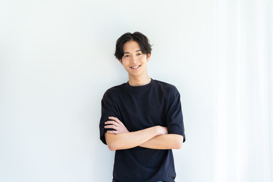 若い男性のポートレート