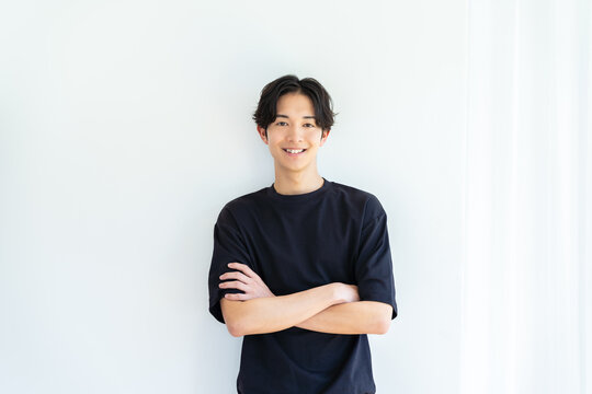 若い男性のポートレート