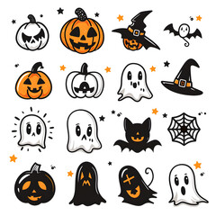 halloween seamless pattern