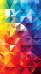 Fototapeta premium Colorful abstract background image, Abstract Geometric background, Generative AI