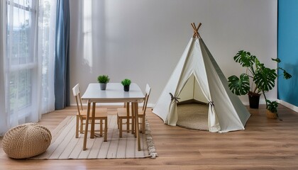 Enchanted Retreat: A White Playroom Haven for Little Ones
