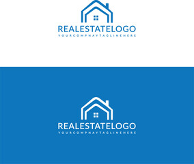 Real Estate Creative, very modern, clean and professional Minimalist logo design template