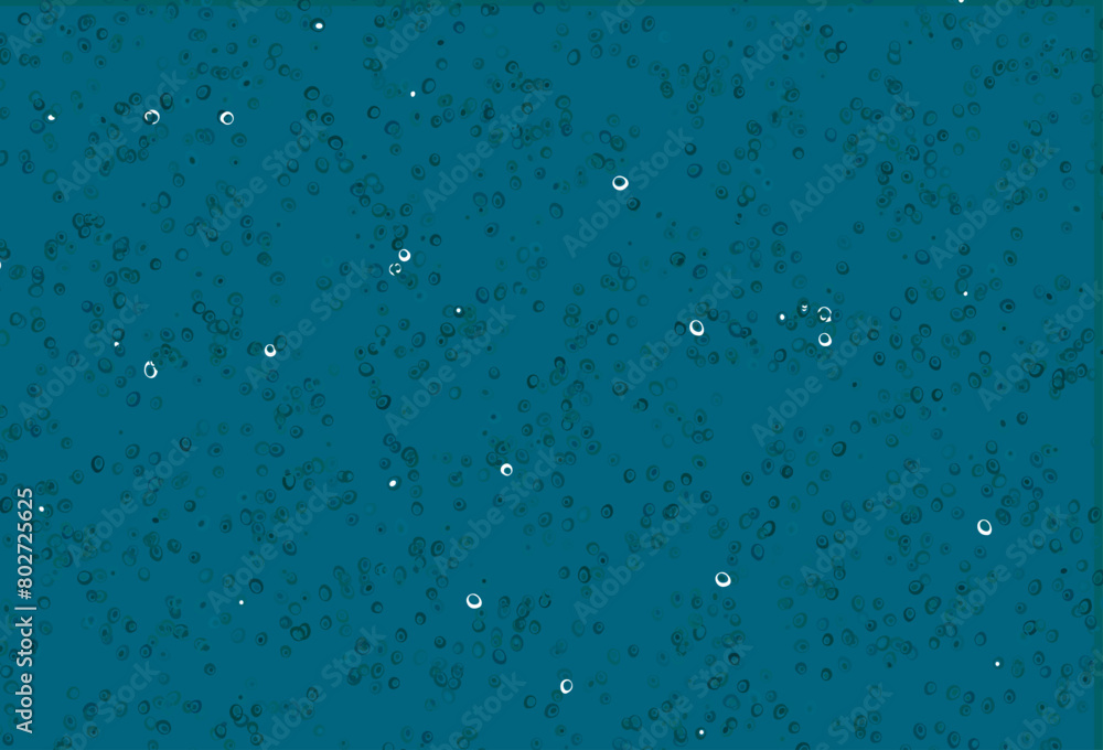 Poster light blue vector texture with disks.