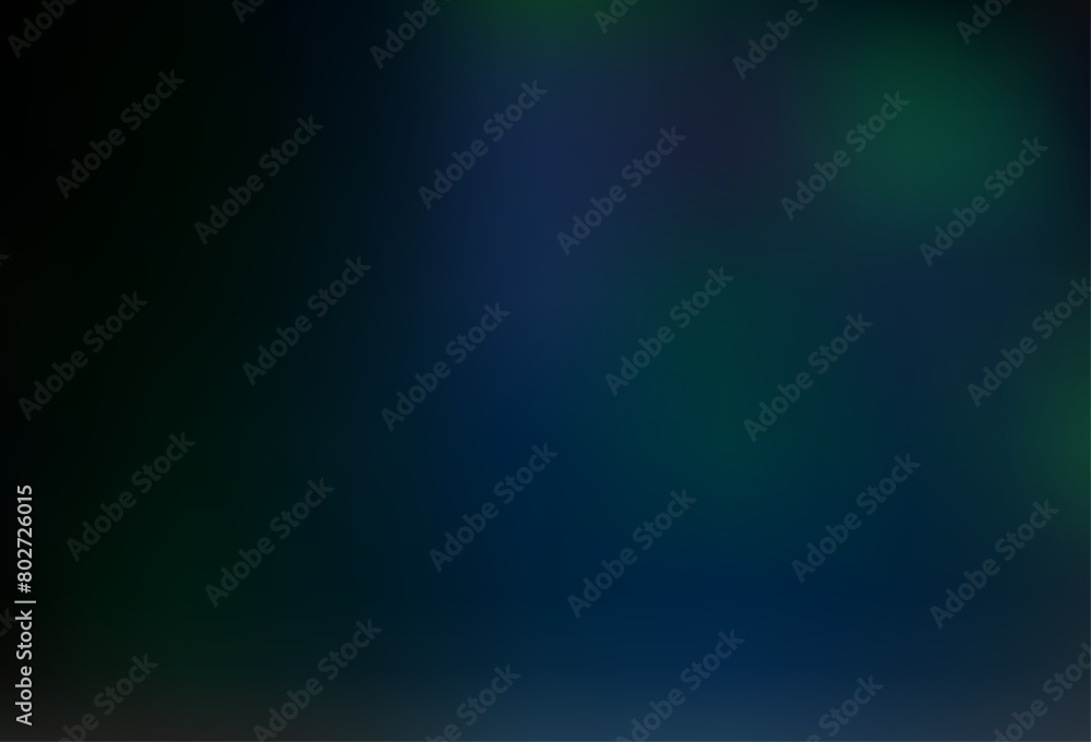 Poster dark green vector modern bokeh pattern.