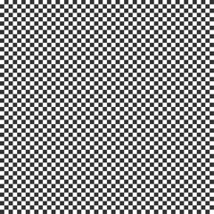 Seamless black checkerboard pattern background. Small square style.