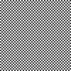 Seamless black checkerboard pattern background. Small square style.