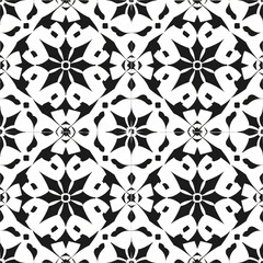 Abstract black and white geometric pattern
