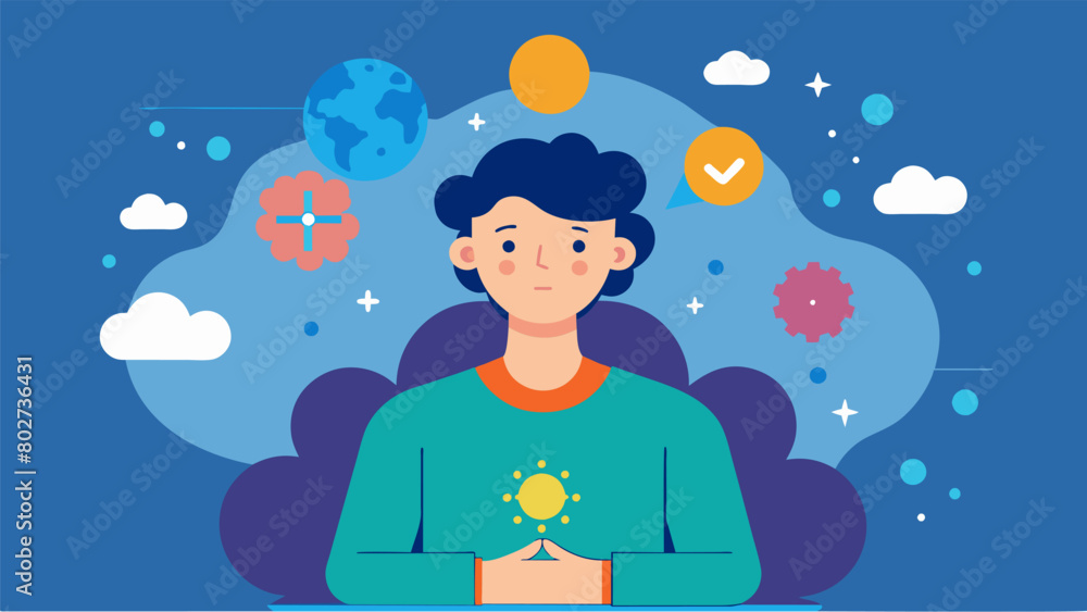 Poster a person with ocd finally feeling a sense of control and calmness after learning coping strategies i