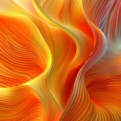 Abstract colorful orange curve background , high resolution