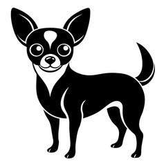 Chihuahua vector icon illustration