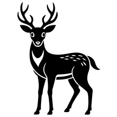 deer silhouette vector