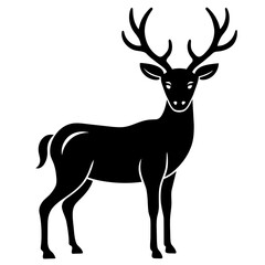 deer silhouette vector