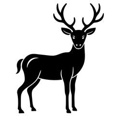 deer silhouette vector