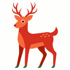 Deer vector art