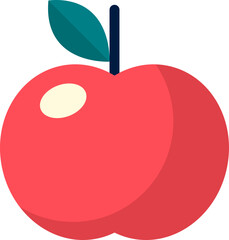 Flat Fruit Simple Illustration