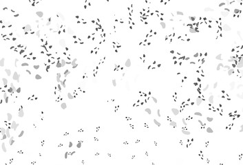 Light silver, gray vector backdrop with abstract shapes.