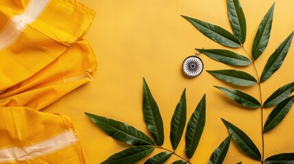Close up of Indian flag. A vibrant watercolor painting of the Indian flag. Independence day, republic day, defence day, defense day, 15th August, 1947.