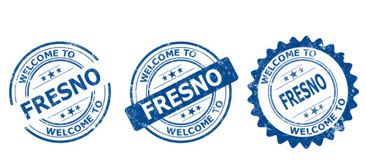 Fresno blue old stamp sale