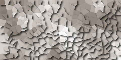 Abstract 3d rendering of triangulated surface. Low Poly Style / triangular shape black and white. Black background.3D Illustration - Black low poly texture