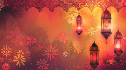 Muslim Events, Ramadan, Ramzan, Eid, Eid ul fitr, Eid ul Adha, Rabi ul Awwal, Muharram, Shab e Barrat, Shab e Miraj, Laila tul qaddar, moon night, Chand raat, qurbani. AI generated