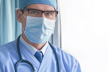 medical doctor in the operating room