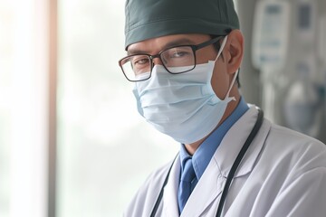 medical doctor in the operating room