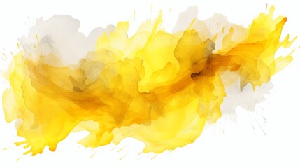 Watercolor texture of stains. Abstract texture pastel yellow color