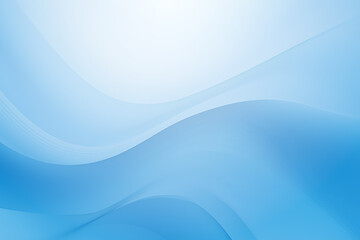 Soft blue waves abstract gradiented blue background