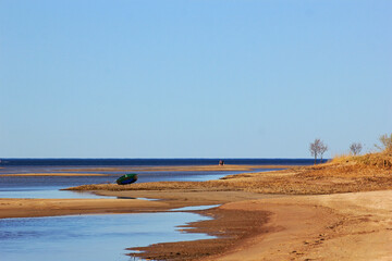 beach in the morning